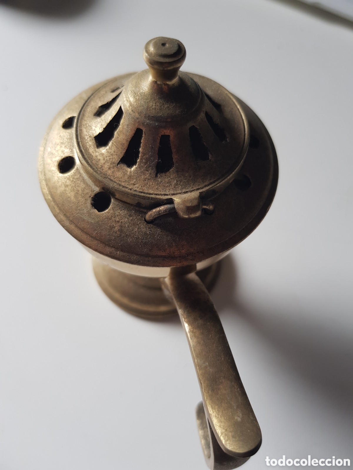 Antig&uuml;edades: Incensario de bronce. - Foto 2