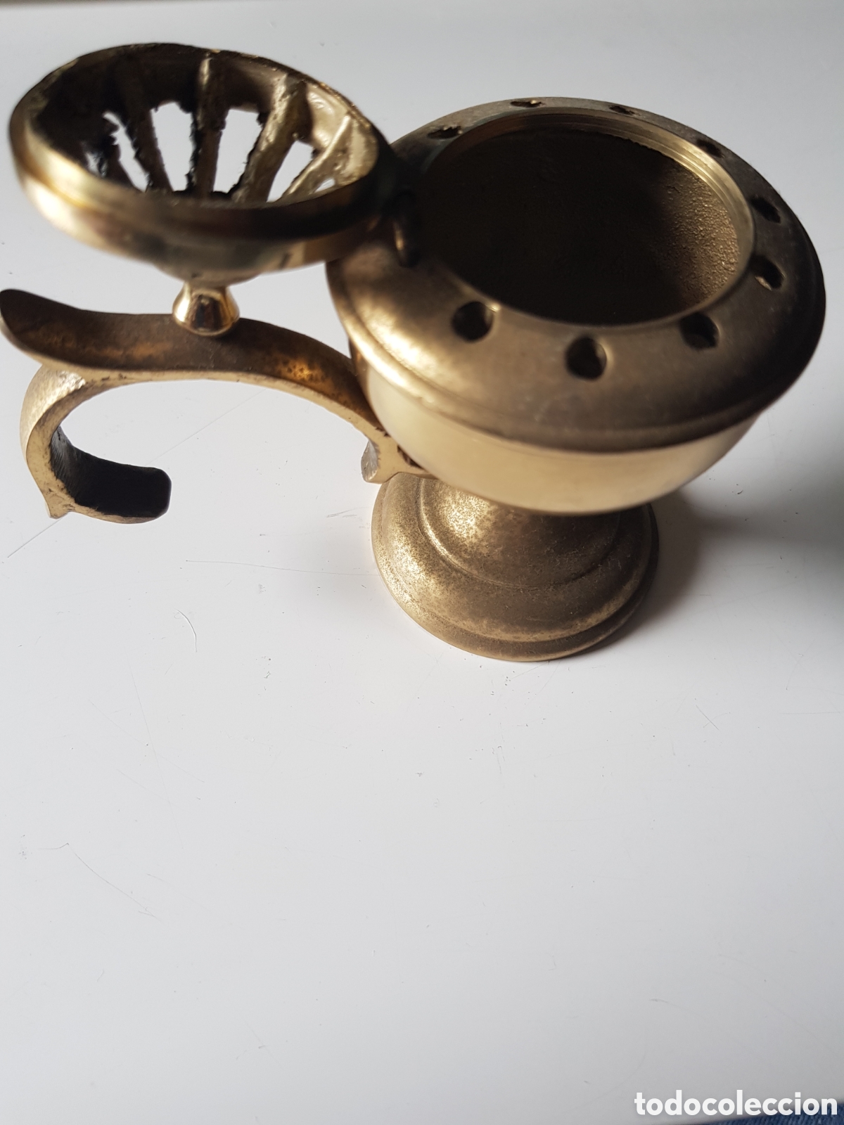 Antig&uuml;edades: Incensario de bronce. - Foto 4