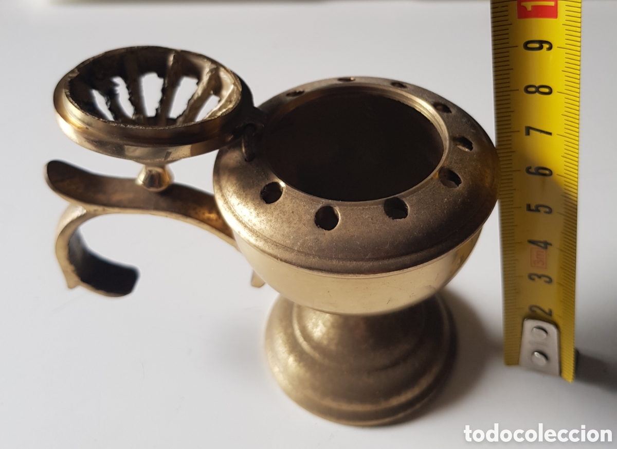 Antig&uuml;edades: Incensario de bronce. - Foto 5