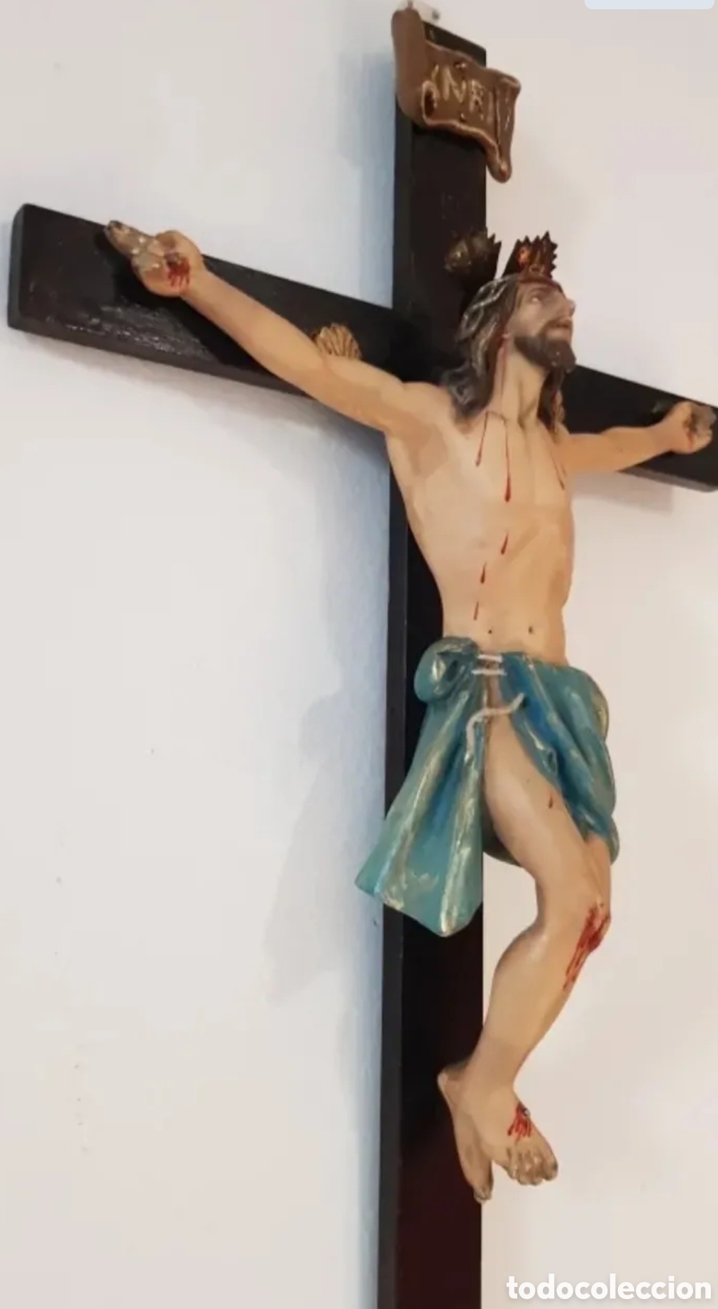 Antig&uuml;edades: Crucificado de Limpias Olot - Foto 2