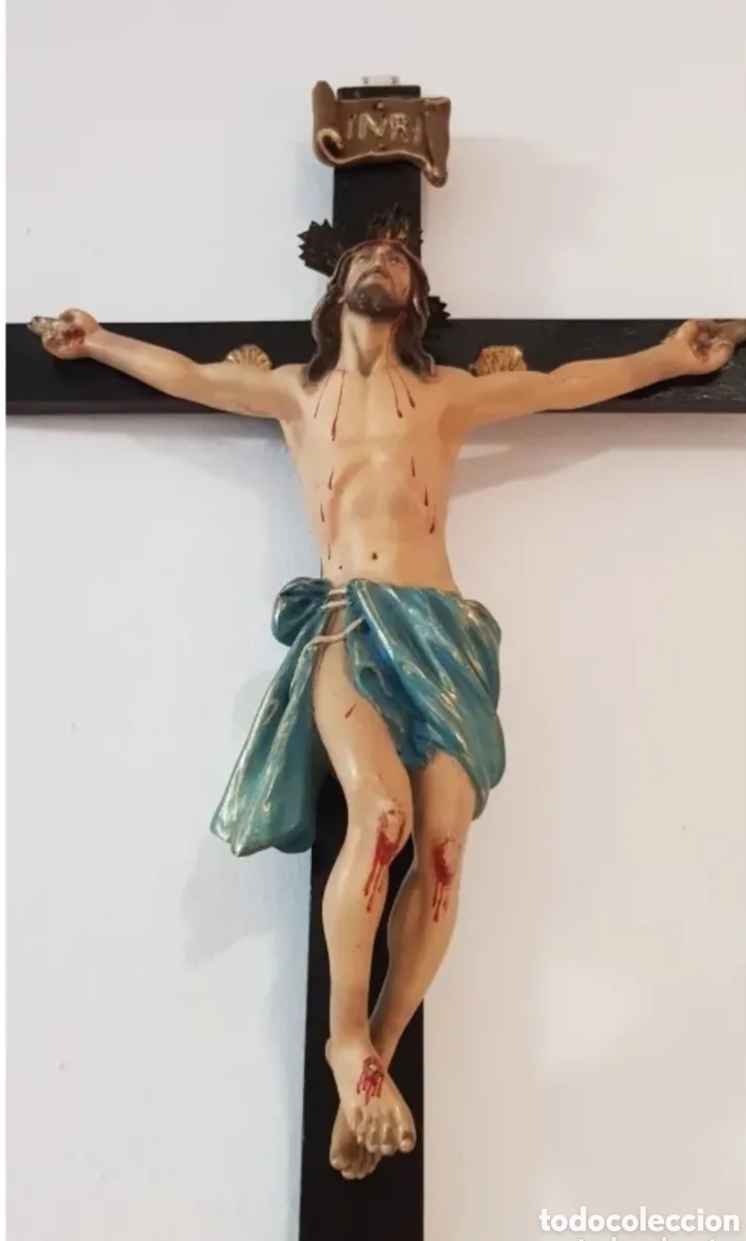 Antig&uuml;edades: Crucificado de Limpias Olot - Foto 4