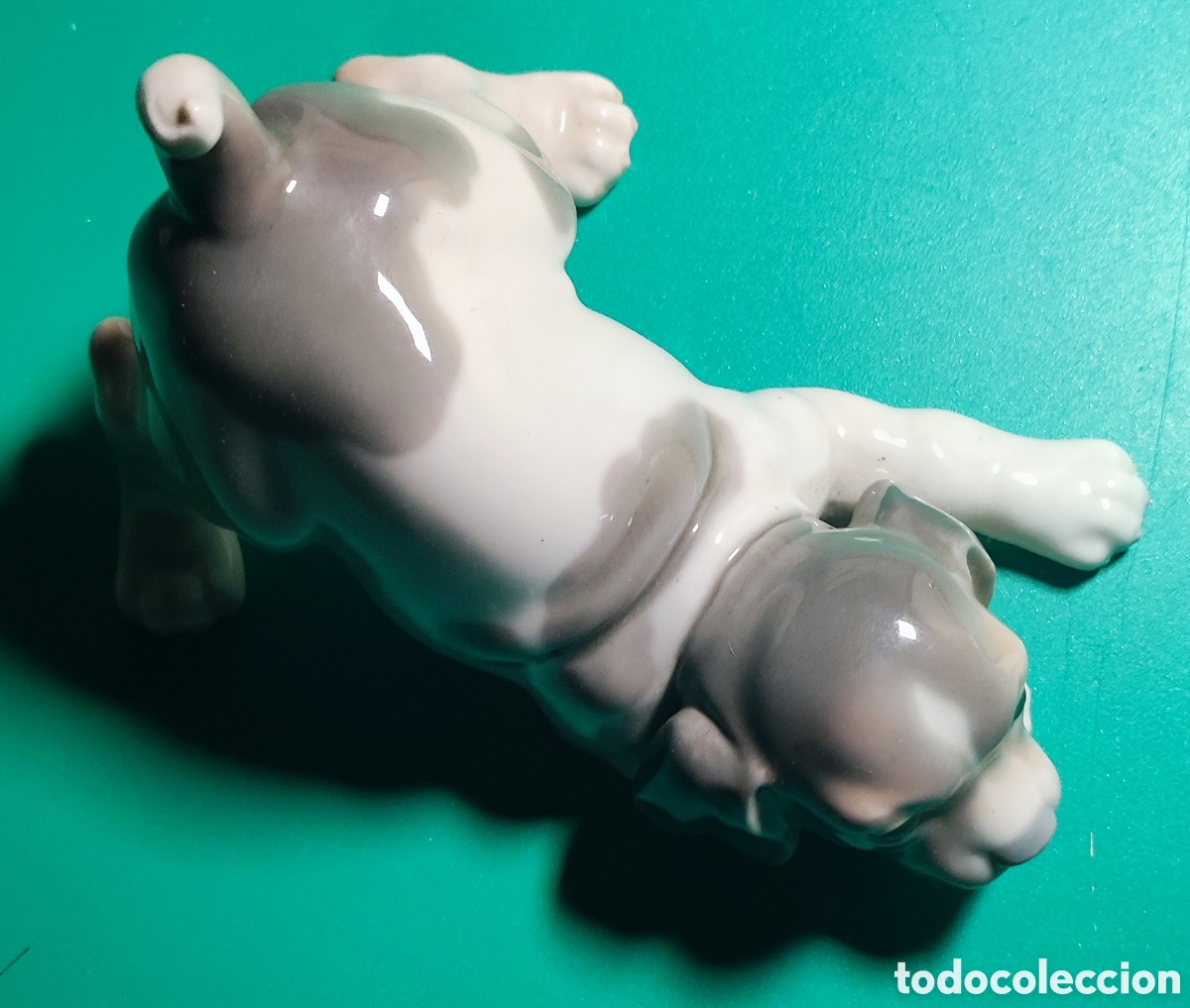 Antig&uuml;edades: Porcelana Lladr&oacute;, perro. - Foto 1