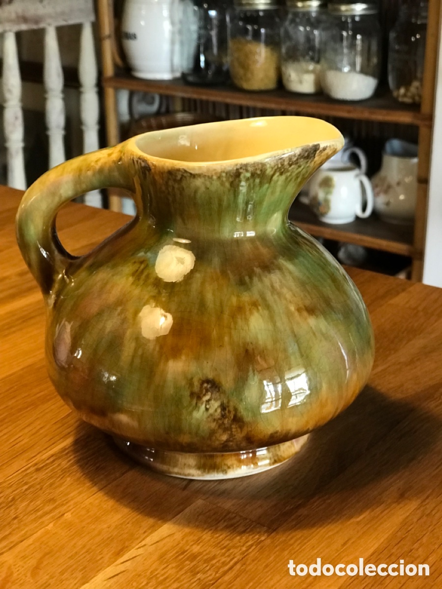 Antig&uuml;edades: Jarra Cer&aacute;mica Art D&eacute;co - Foto 1