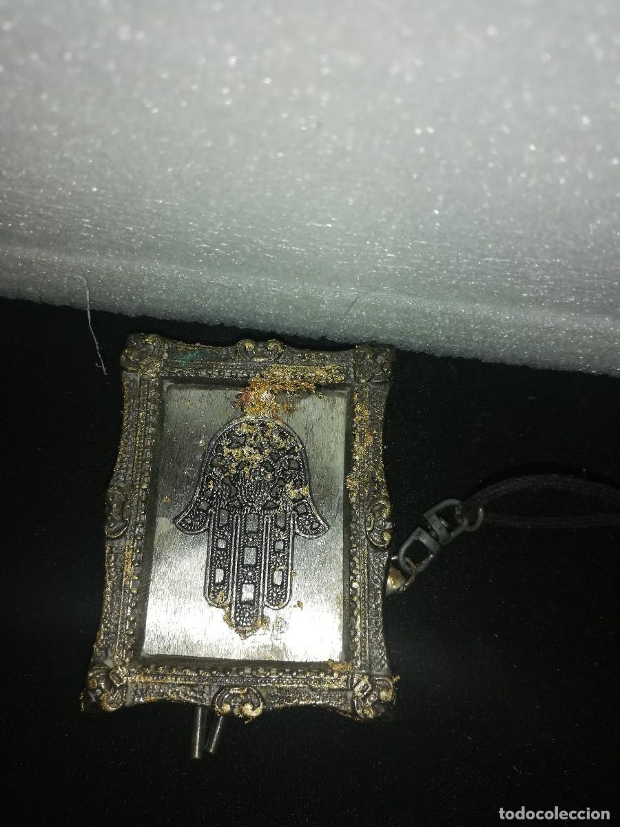 Antig&uuml;edades: marco de plata co mano de fatima - Foto 3
