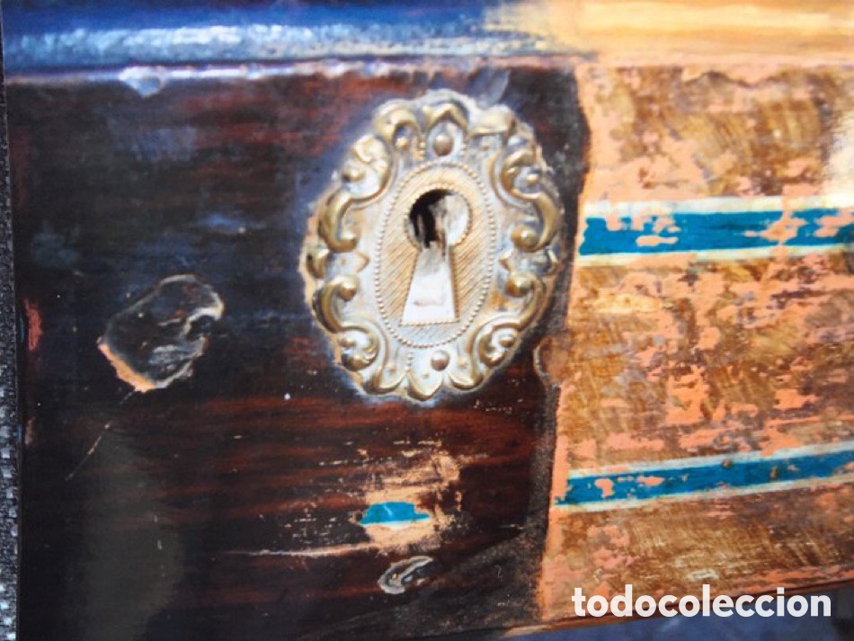 Antig&uuml;edades: C&oacute;moda policromada S.XVIII - Foto 4