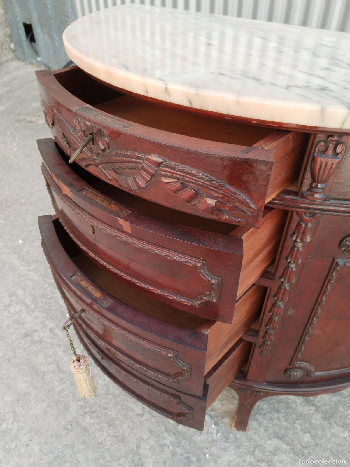 Antig&uuml;edades: comoda vintage caoba - Foto 7