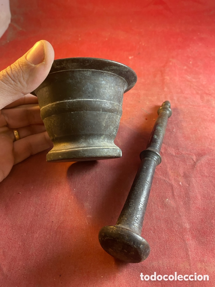Antig&uuml;edades: Mortero de bronce - Foto 2
