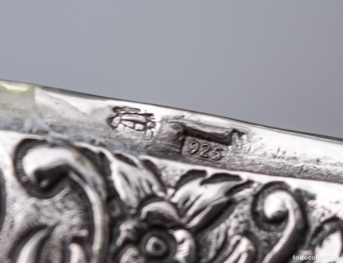 Antig&uuml;edades: Caja de colecci&oacute;n de plata maciza - Foto 3