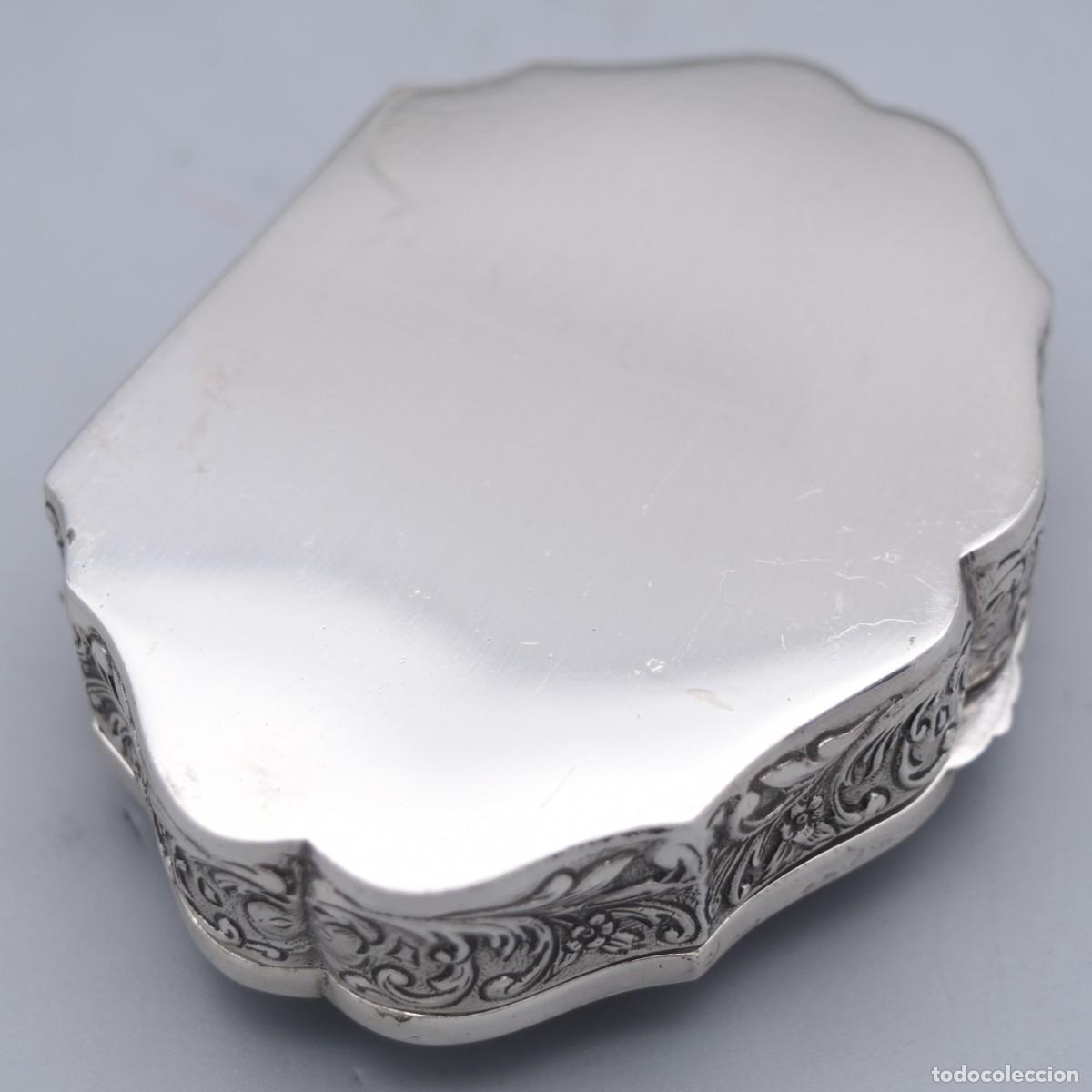Antig&uuml;edades: Caja de colecci&oacute;n de plata maciza - Foto 10