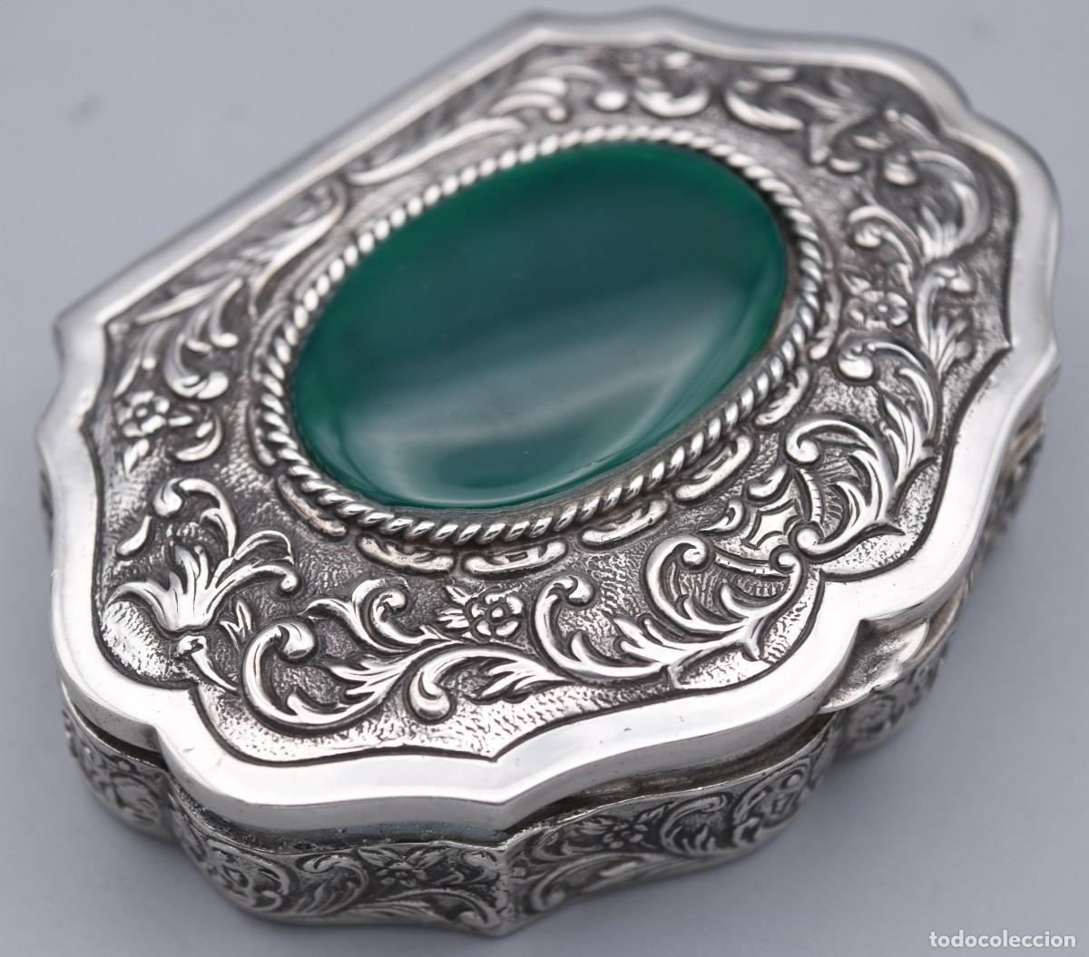 Antig&uuml;edades: Caja de colecci&oacute;n de plata maciza - Foto 11