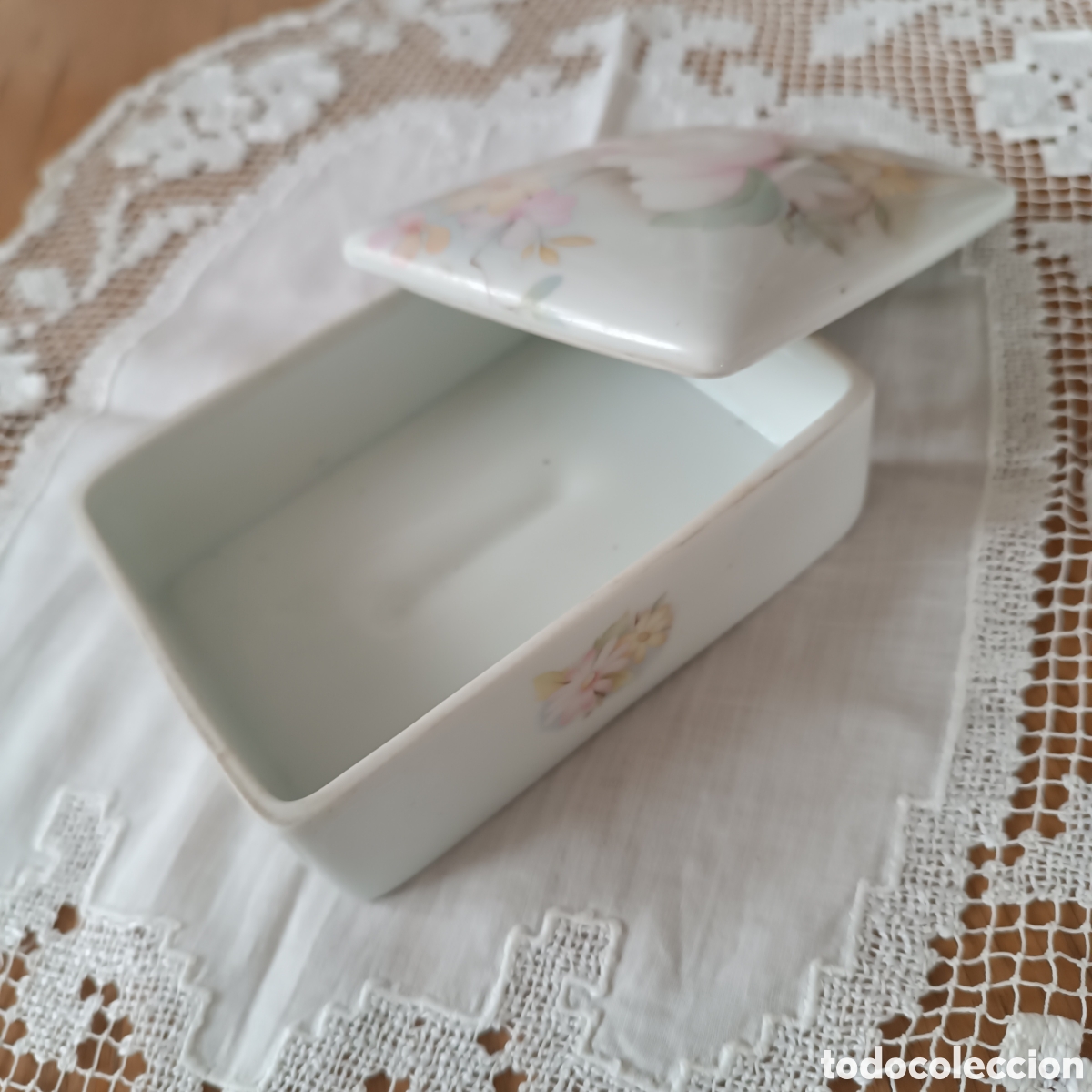 Antig&uuml;edades: Limoges Caja porcelana - Foto 2
