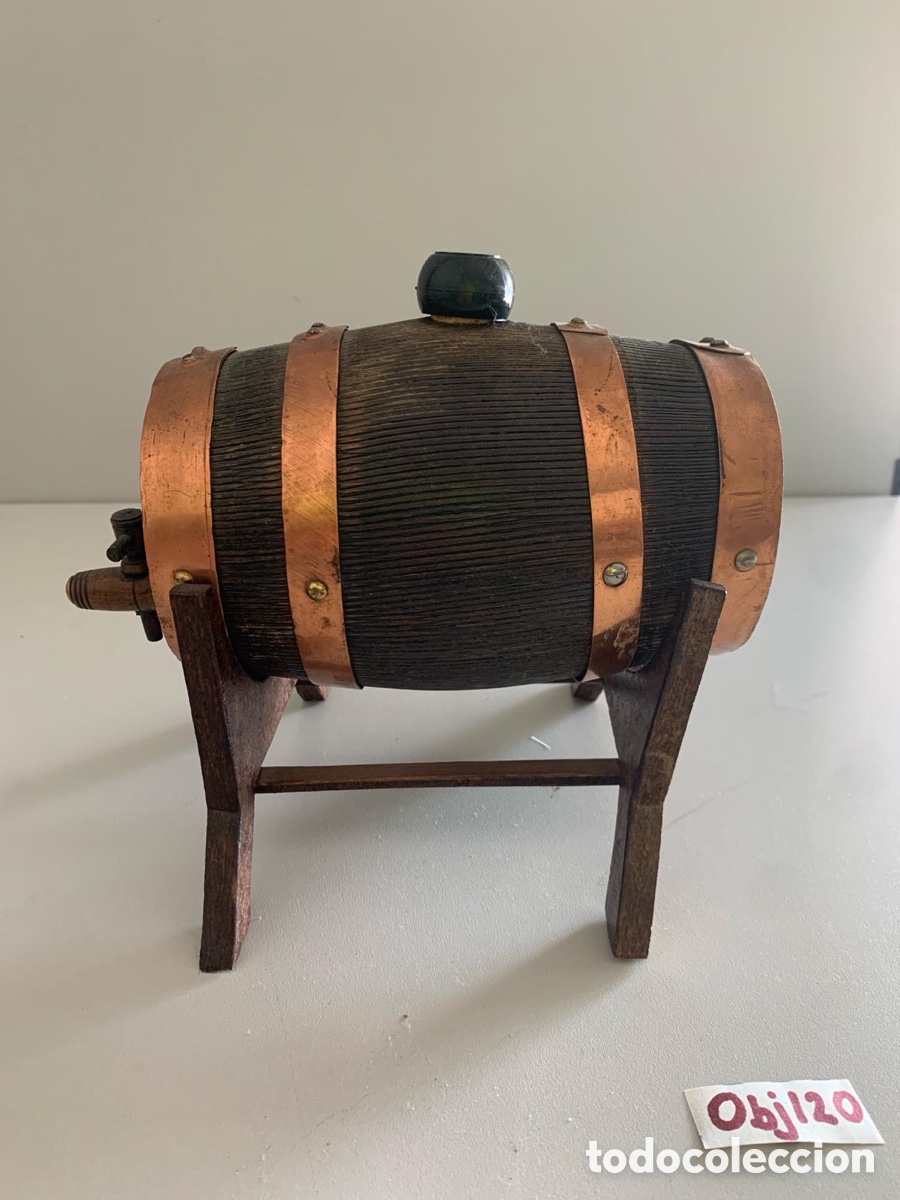 Antig&uuml;edades: Barril de vino peque&ntilde;o - Foto 2