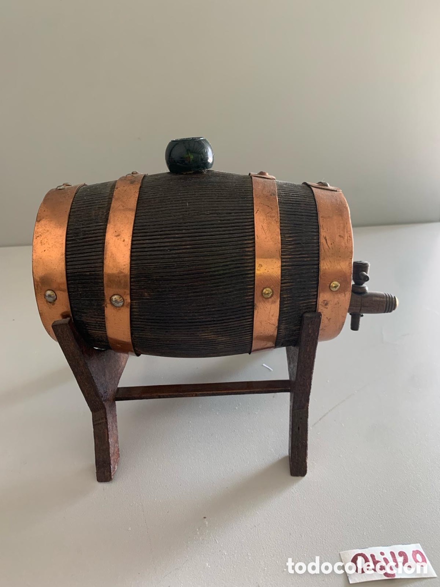 Antig&uuml;edades: Barril de vino peque&ntilde;o - Foto 3