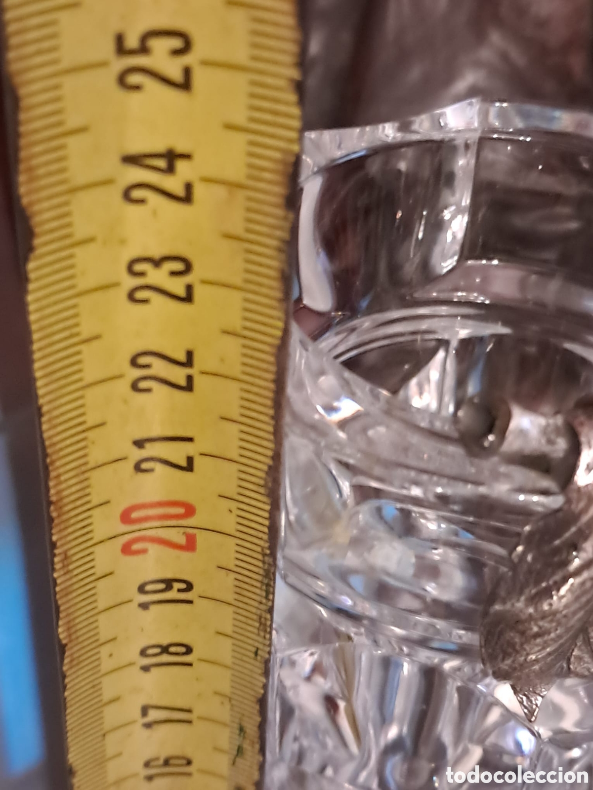 Antig&uuml;edades: Jarron cristal y plata - Foto 3