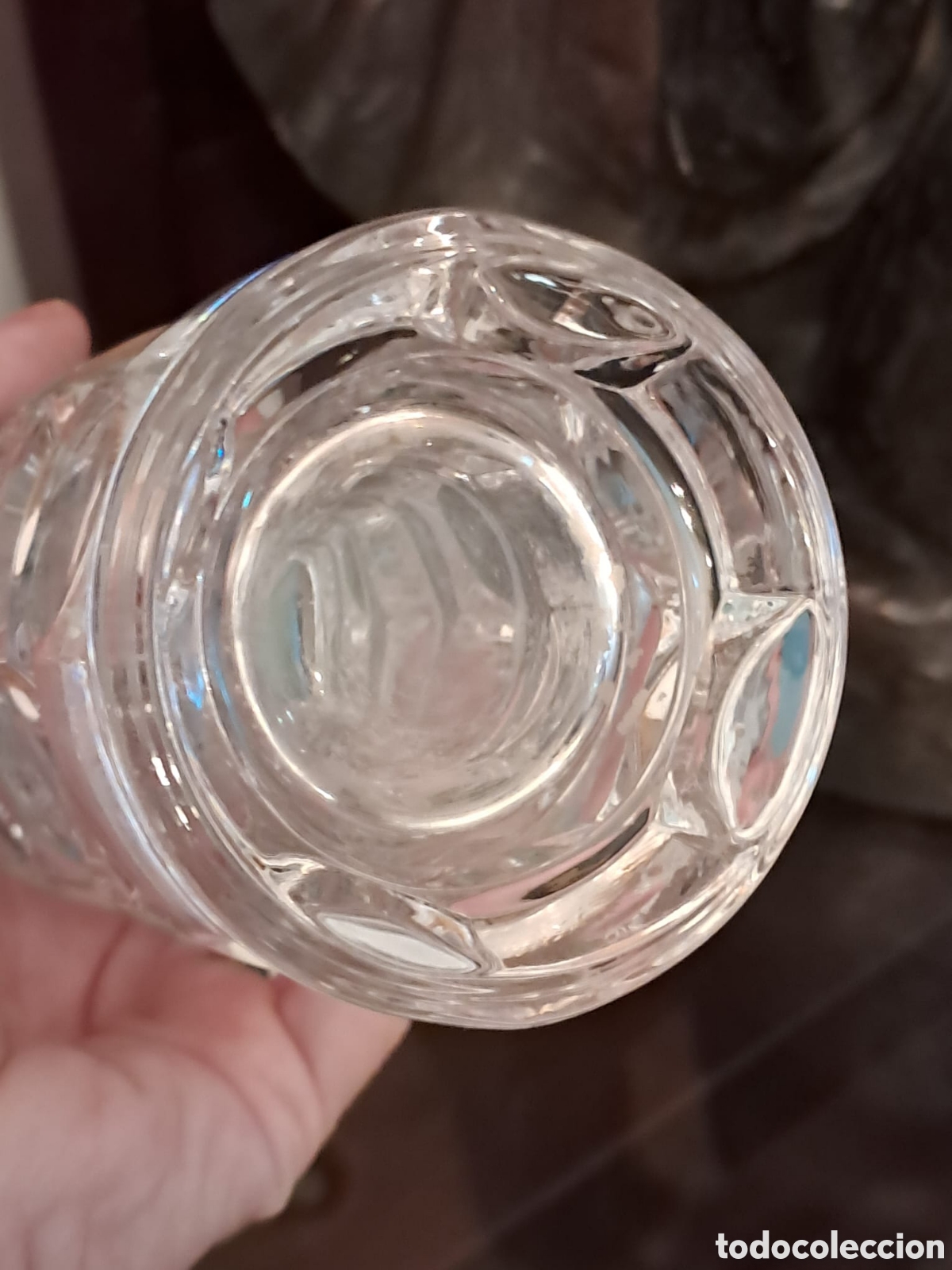 Antig&uuml;edades: Jarron cristal y plata - Foto 5
