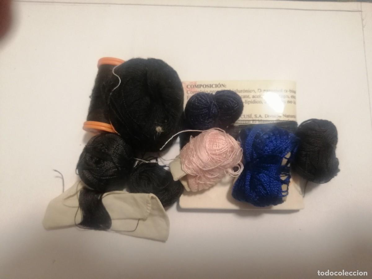 Antig&uuml;edades: CONJUNTO DE HILOS, Y MADEJAS ANTIGUOS.- (4).- - Foto 1