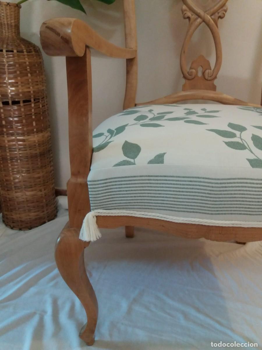 Antig&uuml;edades: Sill&oacute;n de madera maciza - Foto 6