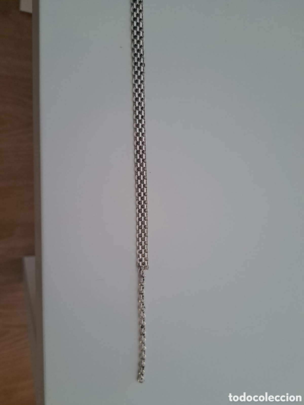 Antig&uuml;edades: Gargantilla o cadena de plata 925 - Foto 2