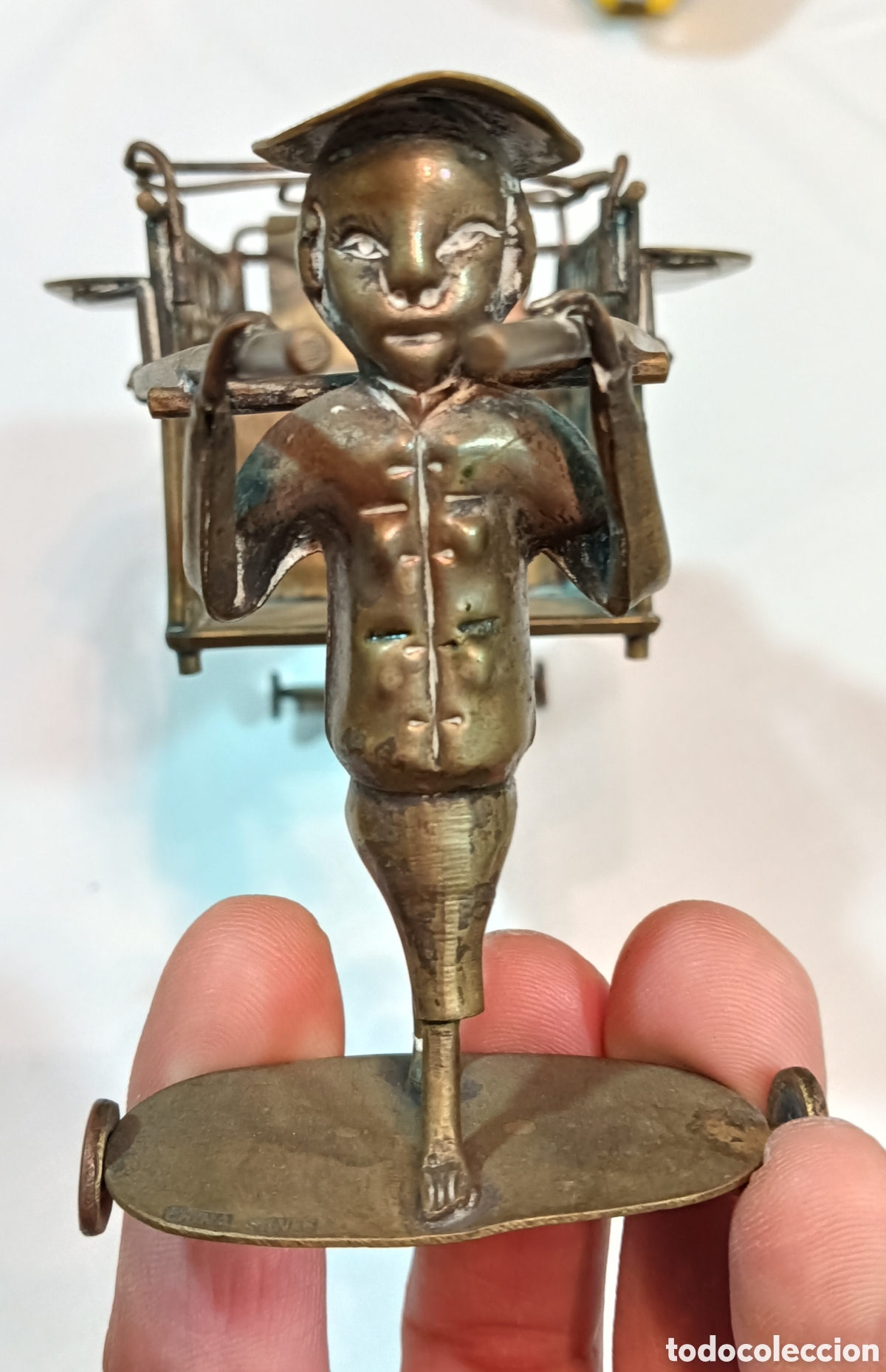 Antig&uuml;edades: FIGURA ANTIGUA DE LAT&Oacute;N - Foto 6