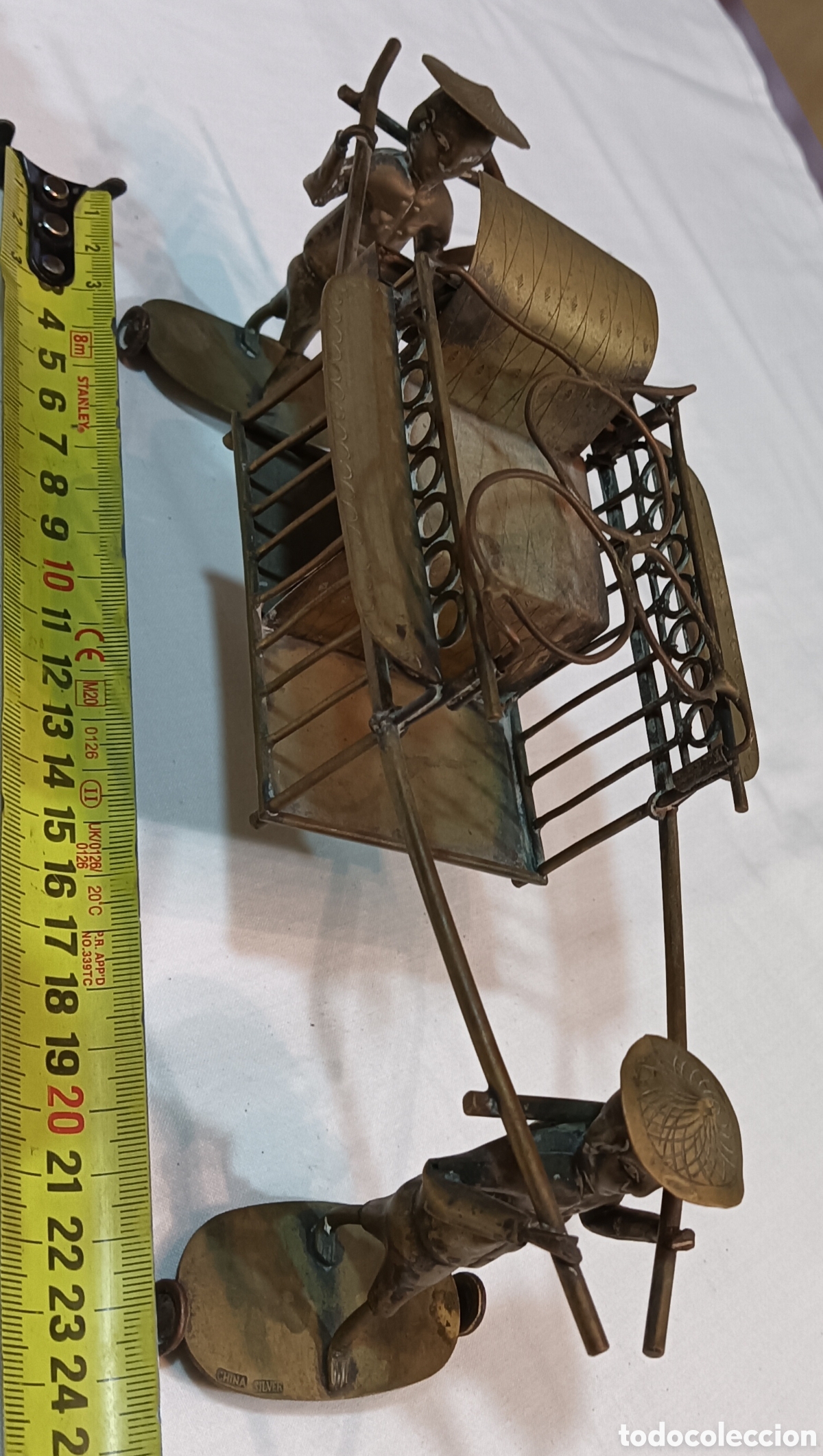 Antig&uuml;edades: FIGURA ANTIGUA DE LAT&Oacute;N - Foto 1