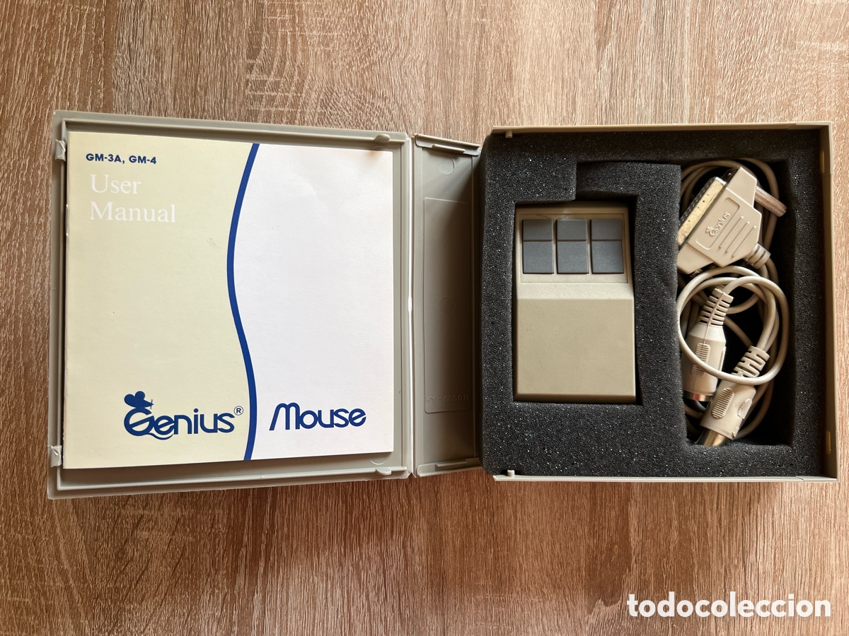 Antig&uuml;edades: Rat&oacute;n Genius Mouse GM-3A PC MOUSE - Foto 2