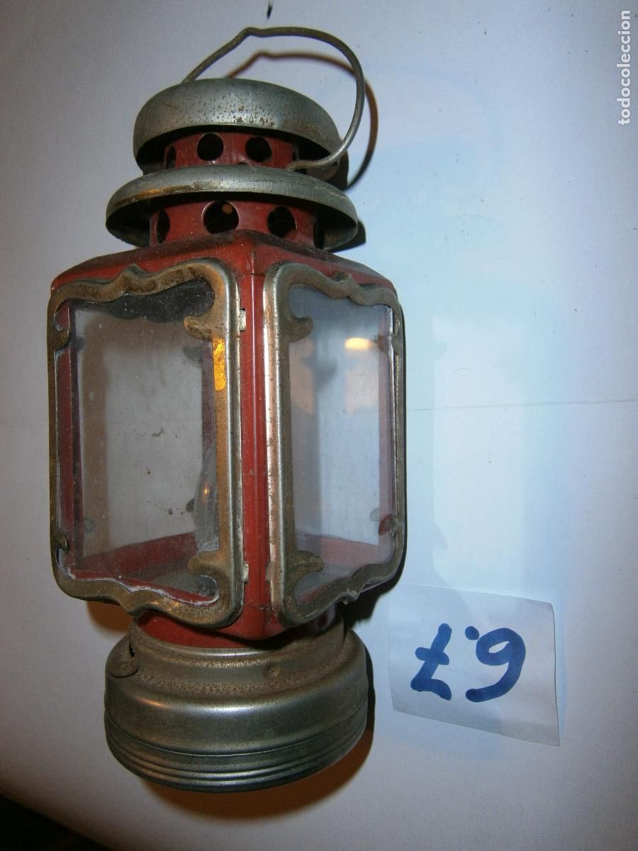 Antig&uuml;edades: ANTIGUO FAROL DE METAL - Foto 2