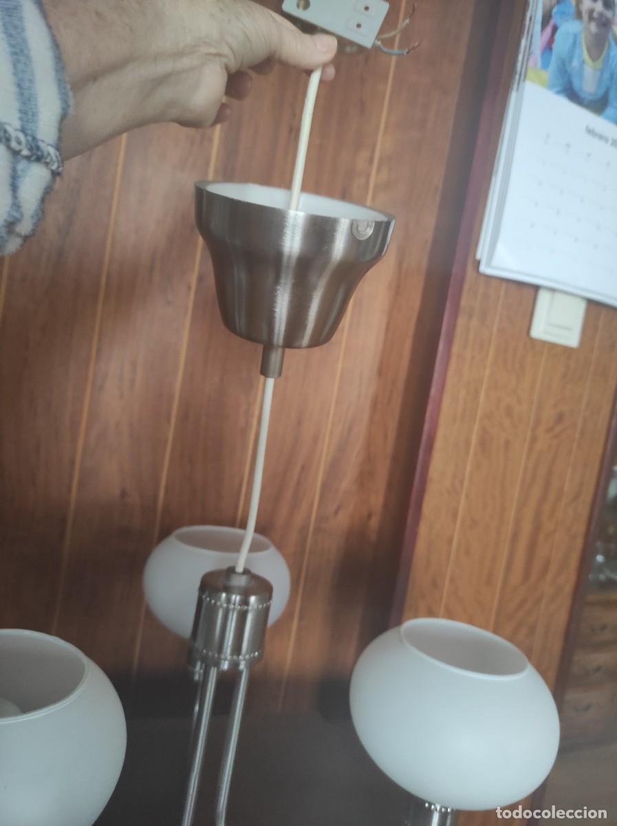 Antig&uuml;edades: LAMPARA DE 3 TULIPAS. DE IKEA. - Foto 3