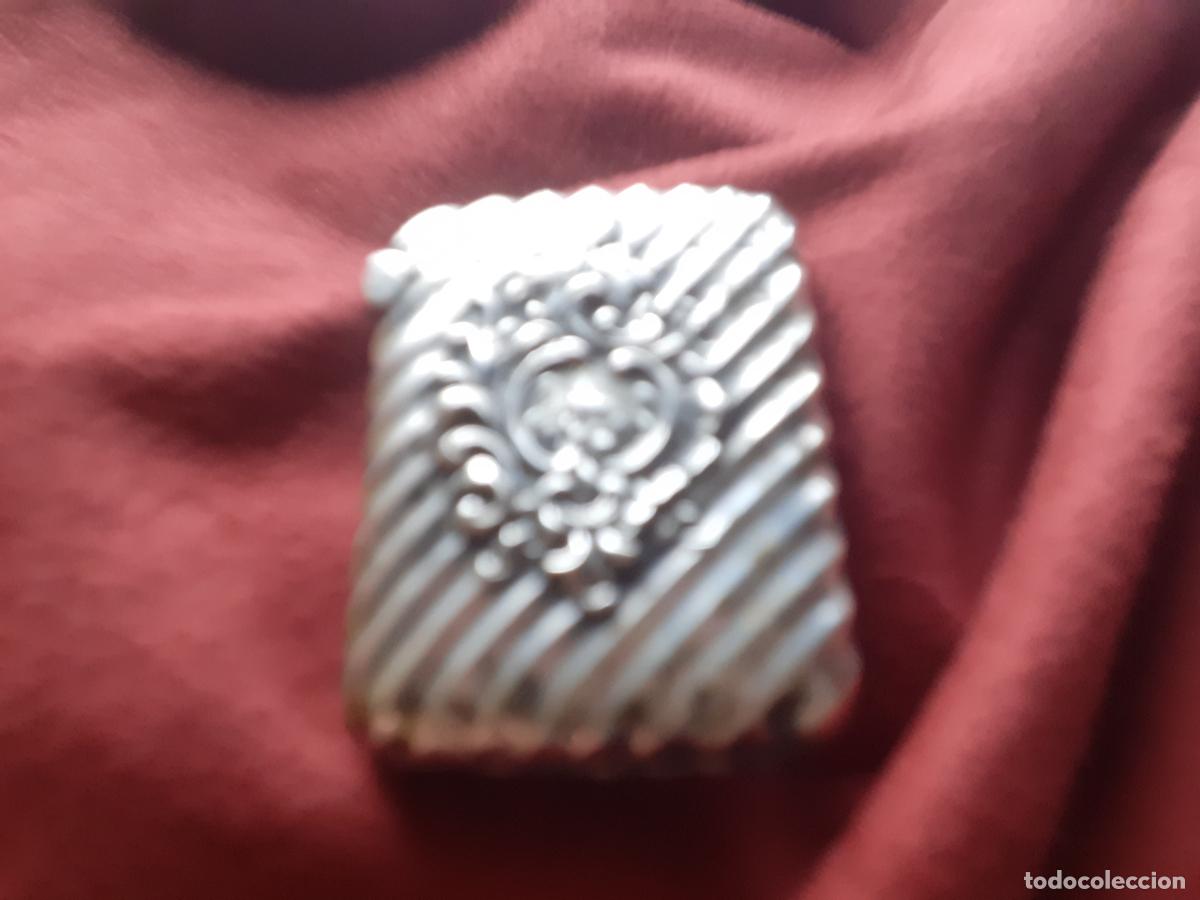 Antig&uuml;edades: Cerillero antiguo de plata - Foto 3