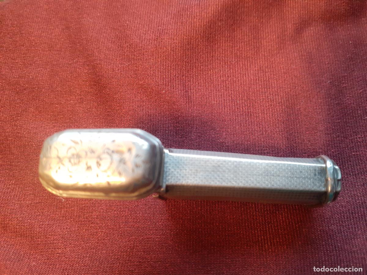 Antig&uuml;edades: Cerillero antiguo plata - Foto 4