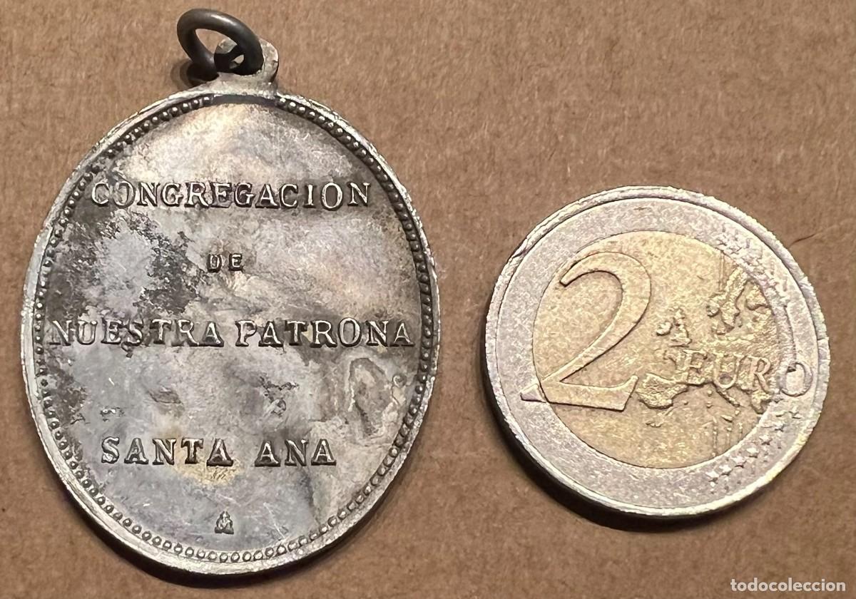 Antig&uuml;edades: Medalla religiosa de Santa Ana - Foto 2