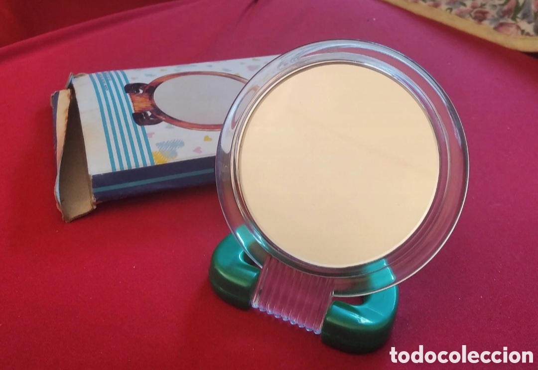 Antig&uuml;edades: Espejo maquillaje nuevo en su caja