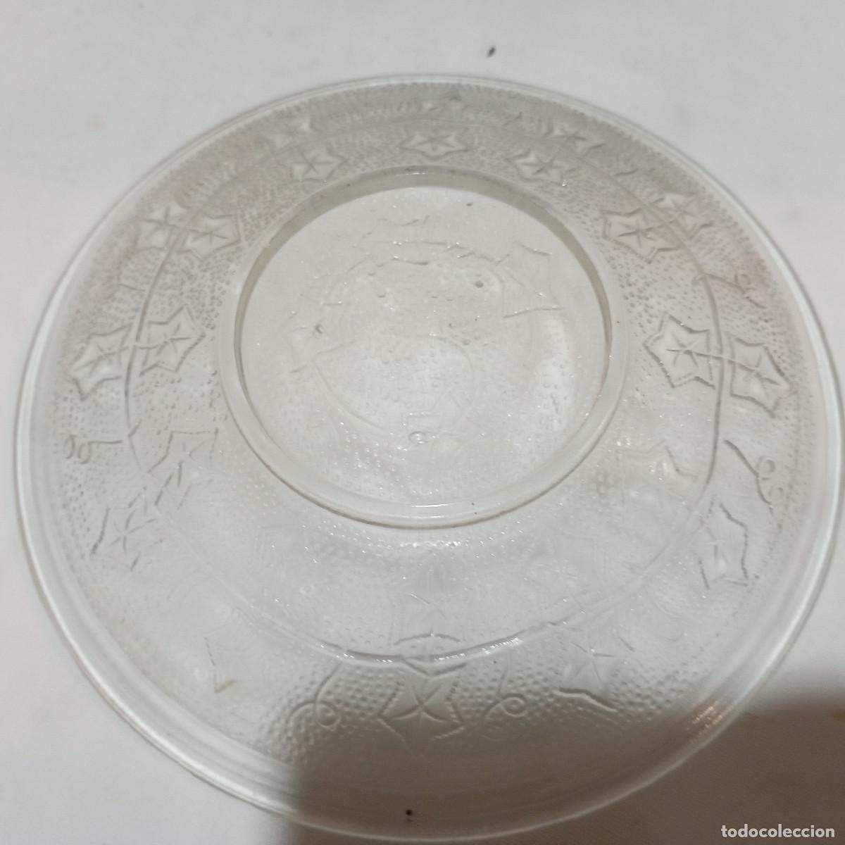 Antig&uuml;edades: plato de cristal tallado - Foto 3