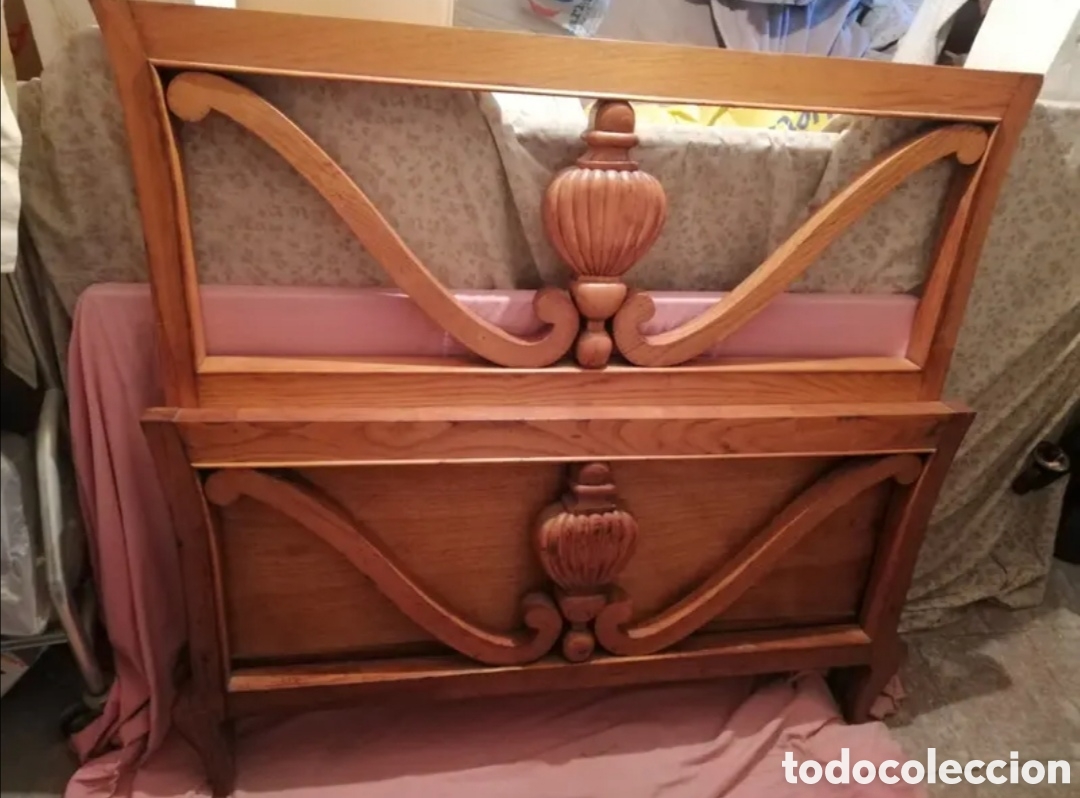 Antig&uuml;edades: Cama individual estilo Vintage - Foto 2