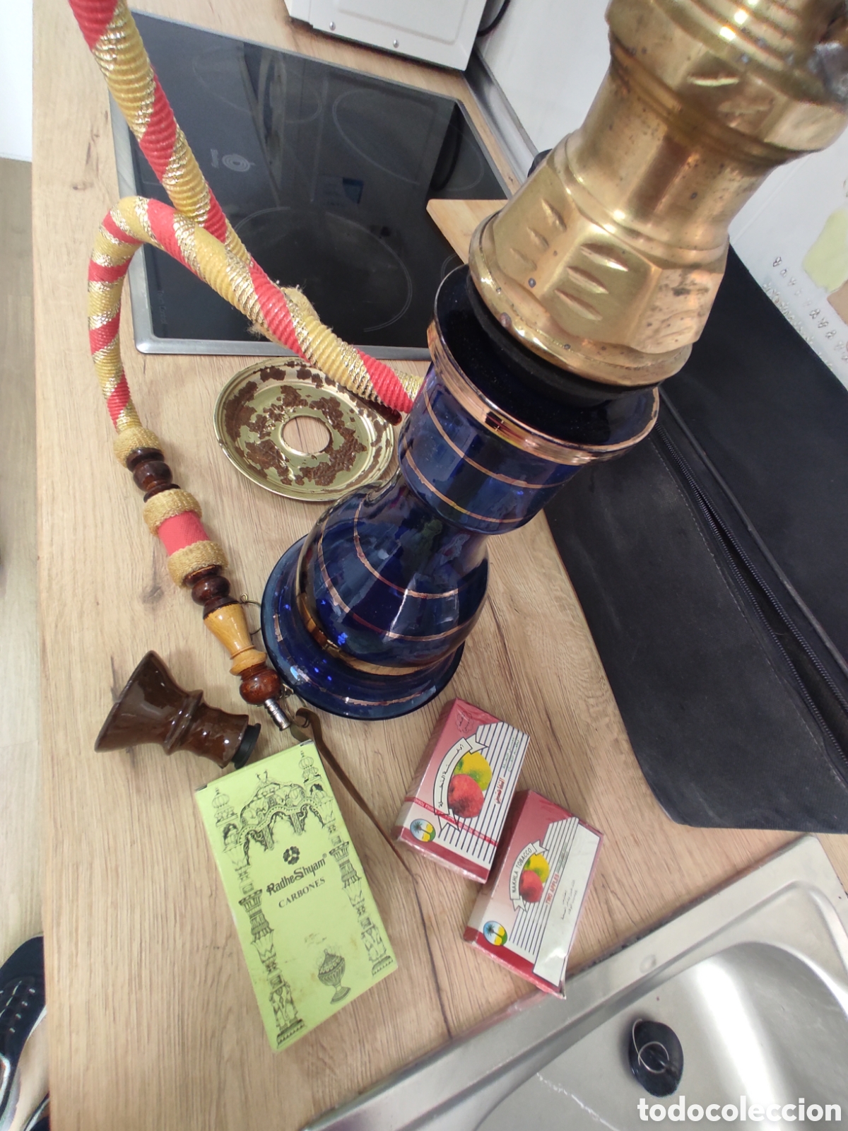 Antig&uuml;edades: Bolsa cachimba negra,,,, - Foto 2