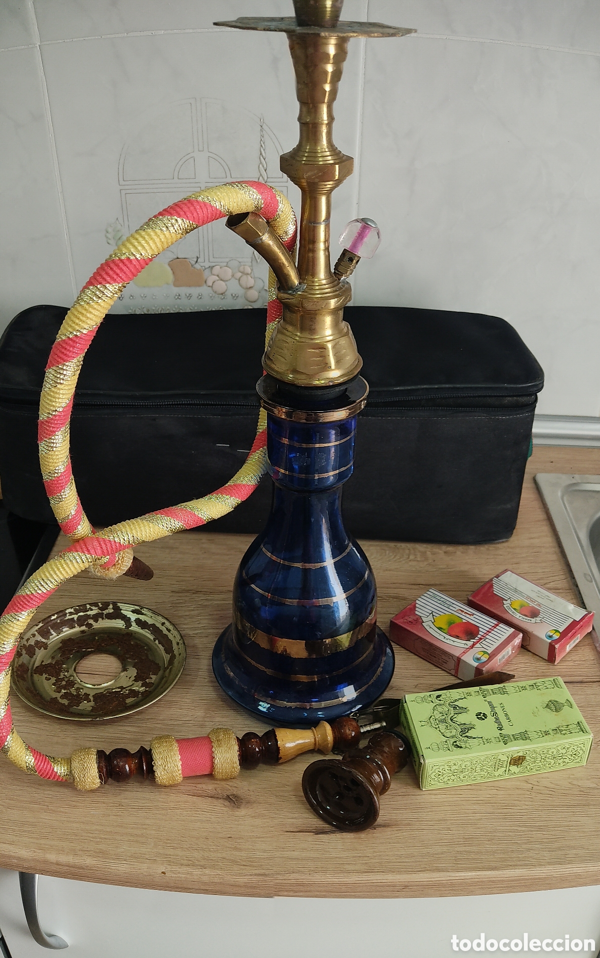 Antig&uuml;edades: Bolsa cachimba negra,,,, - Foto 3