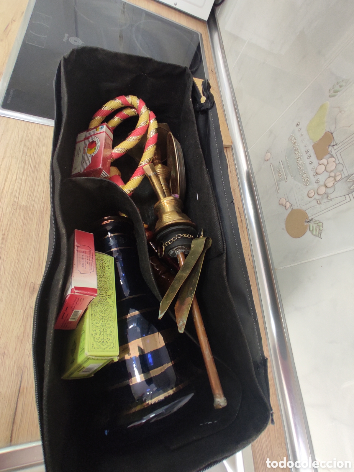 Antig&uuml;edades: Bolsa cachimba negra,,,, - Foto 5
