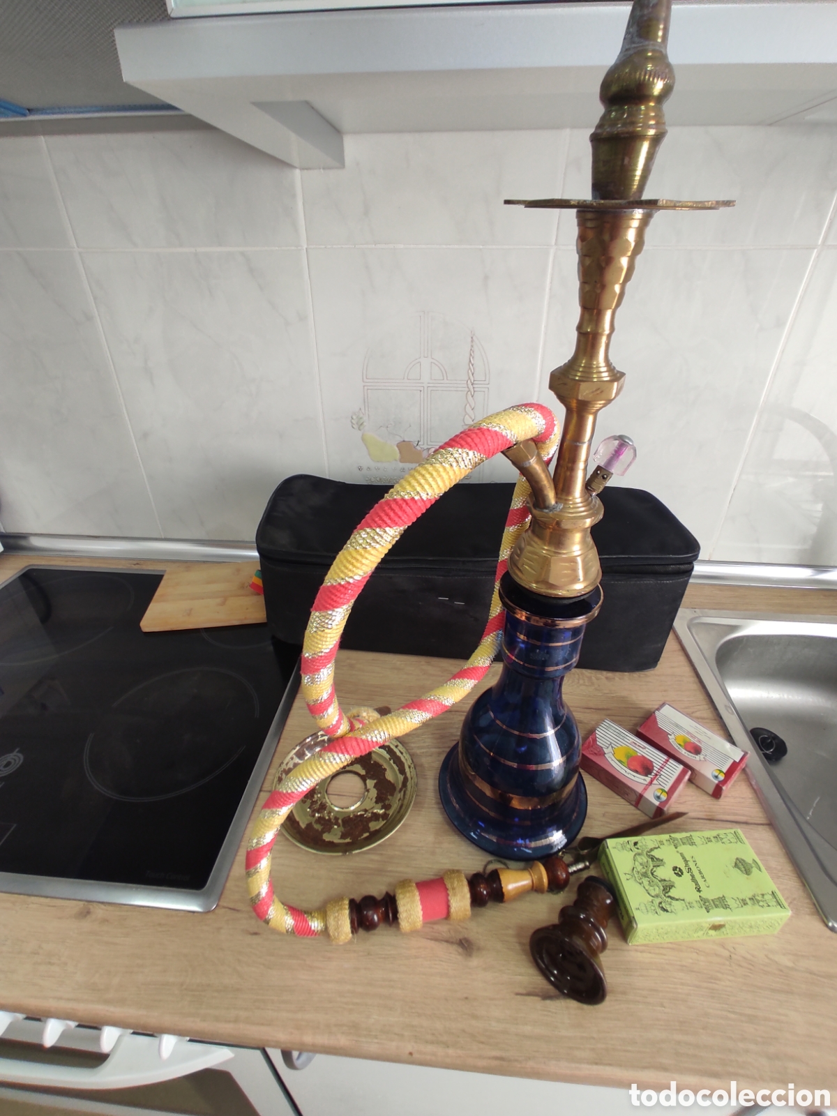 Antig&uuml;edades: Bolsa cachimba negra,,,, - Foto 1