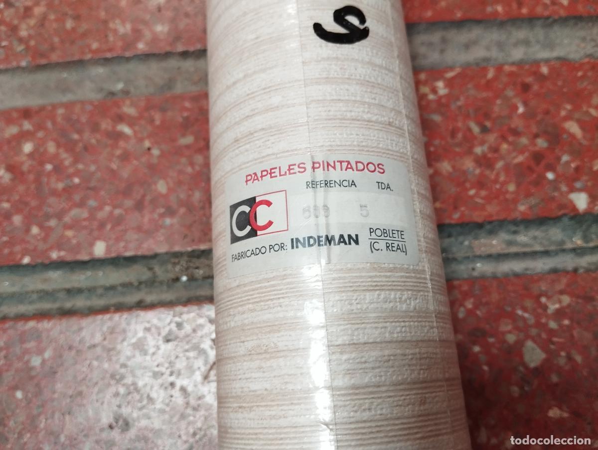 Antiguidades: ROLLO PAPEL EMPAPELAR VINTAGE A&Ntilde;OS 70