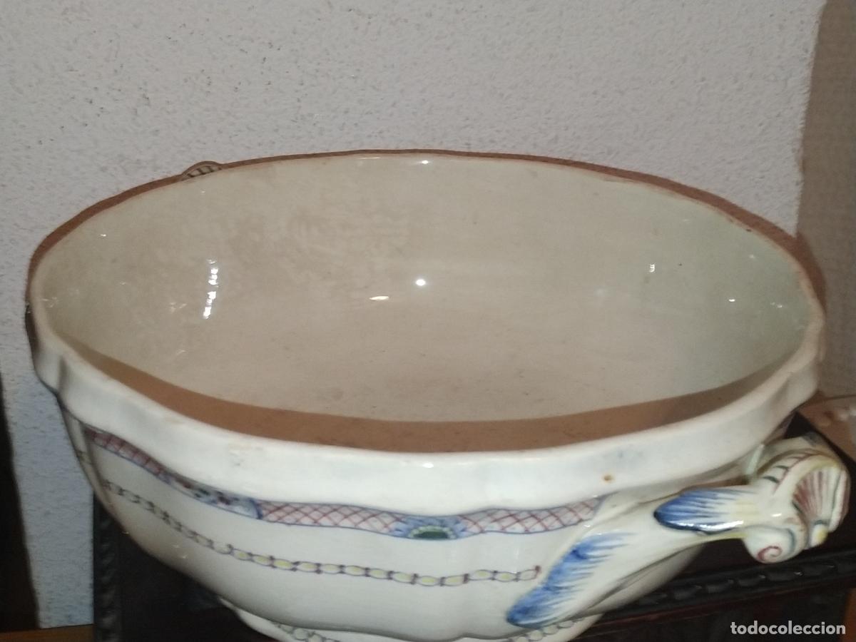 Antig&uuml;edades: Sopera porcelana francesa marca GIEN - Foto 5