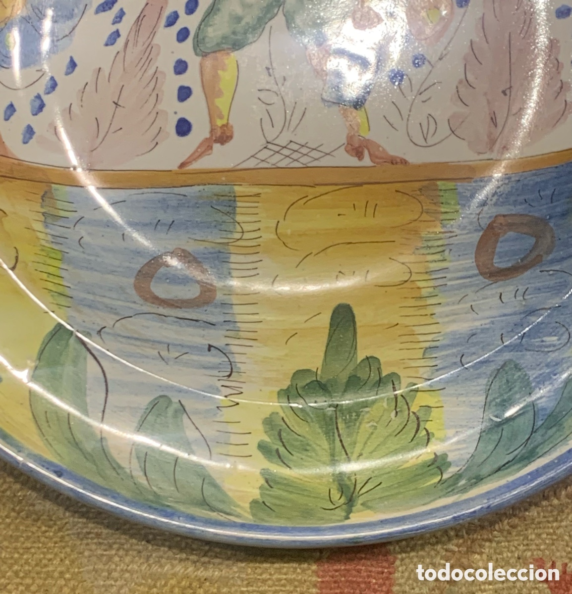 Antig&uuml;edades: Plato de cer&aacute;mica de Manises. - Foto 6