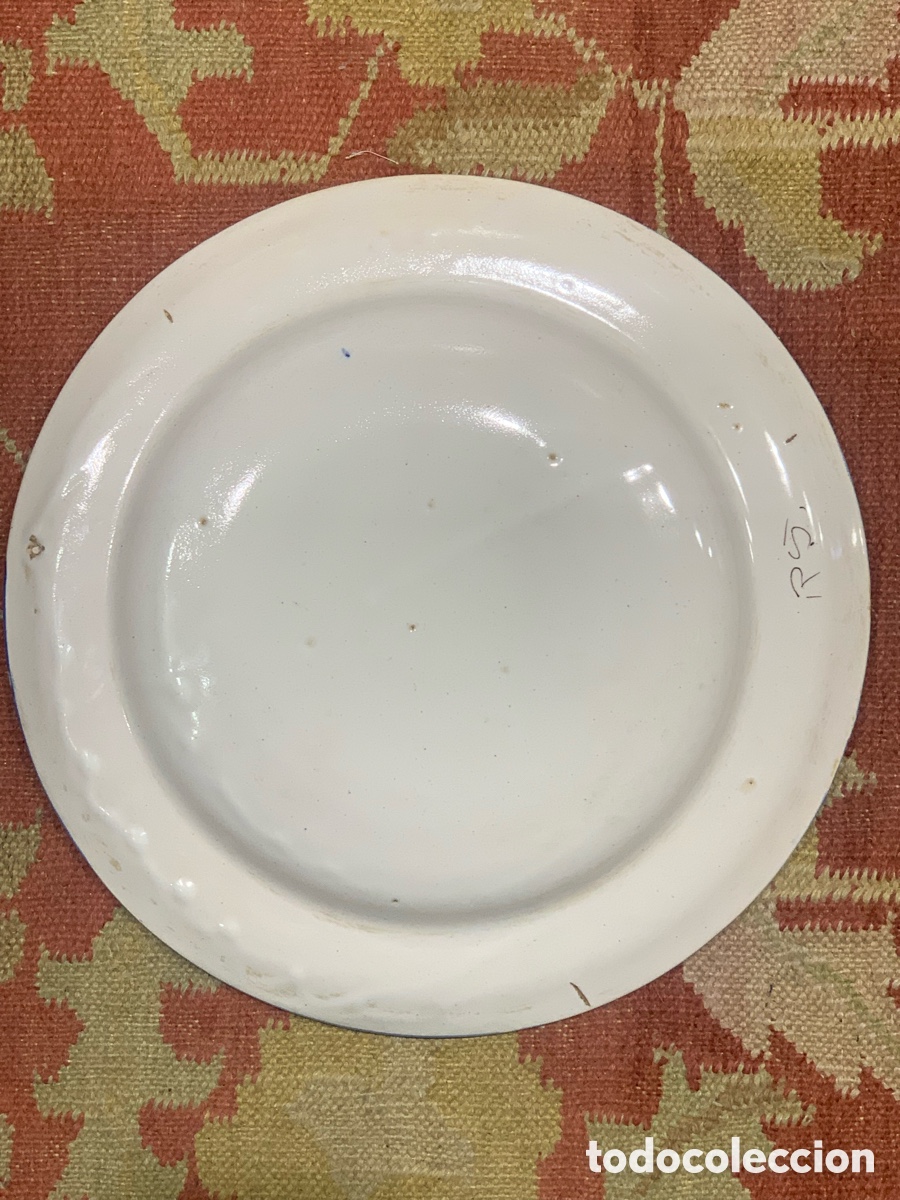 Antig&uuml;edades: Plato de cer&aacute;mica de Manises. - Foto 7