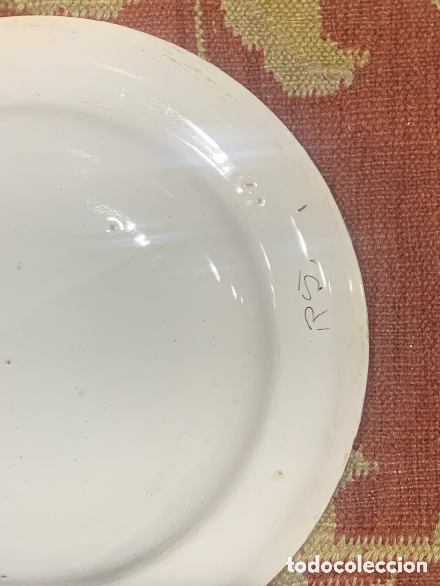 Antig&uuml;edades: Plato de cer&aacute;mica de Manises. - Foto 8