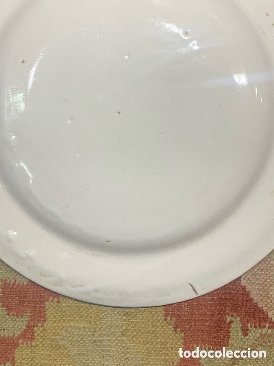 Antig&uuml;edades: Plato de cer&aacute;mica de Manises. - Foto 10