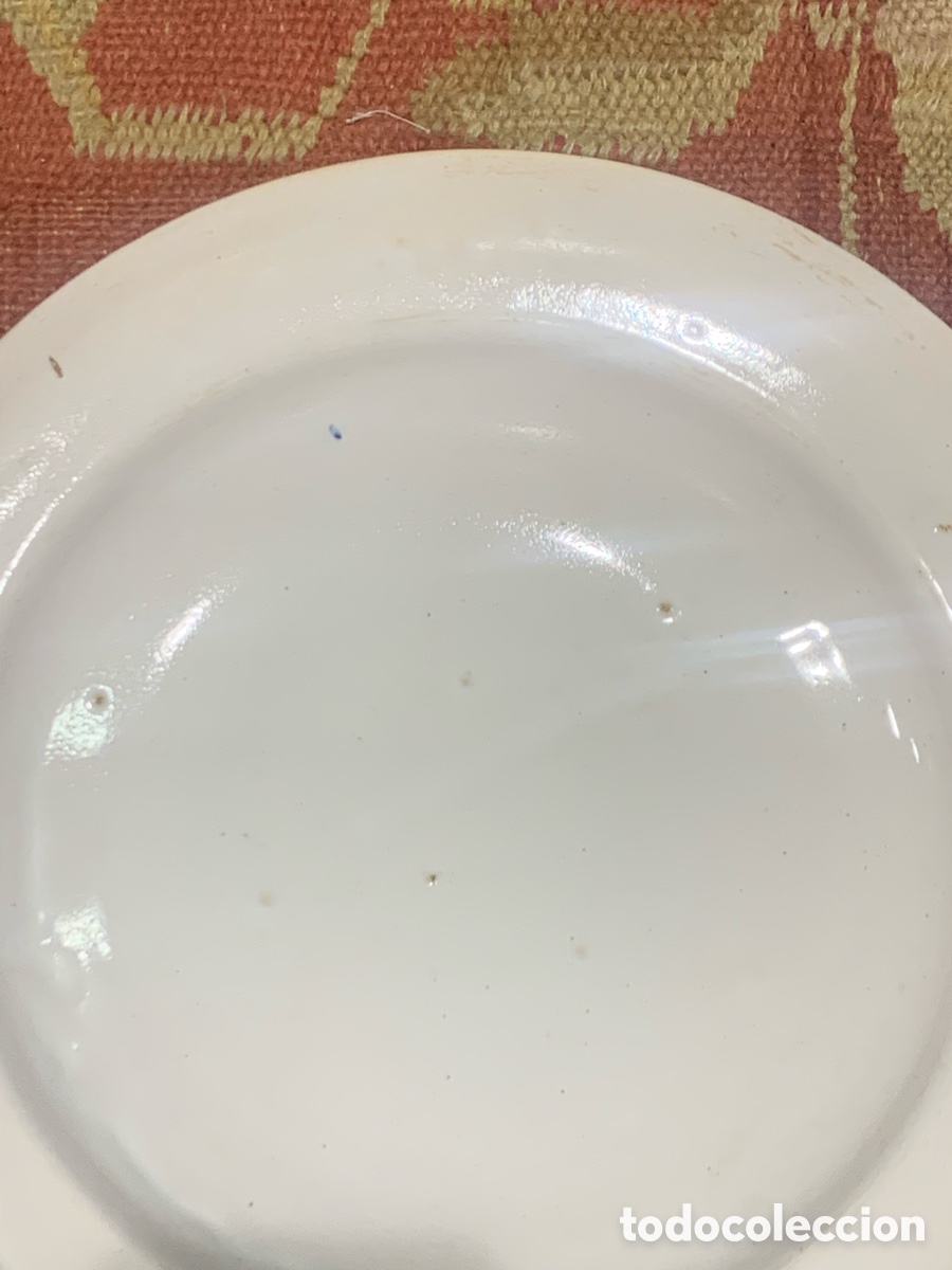 Antig&uuml;edades: Plato de cer&aacute;mica de Manises. - Foto 11