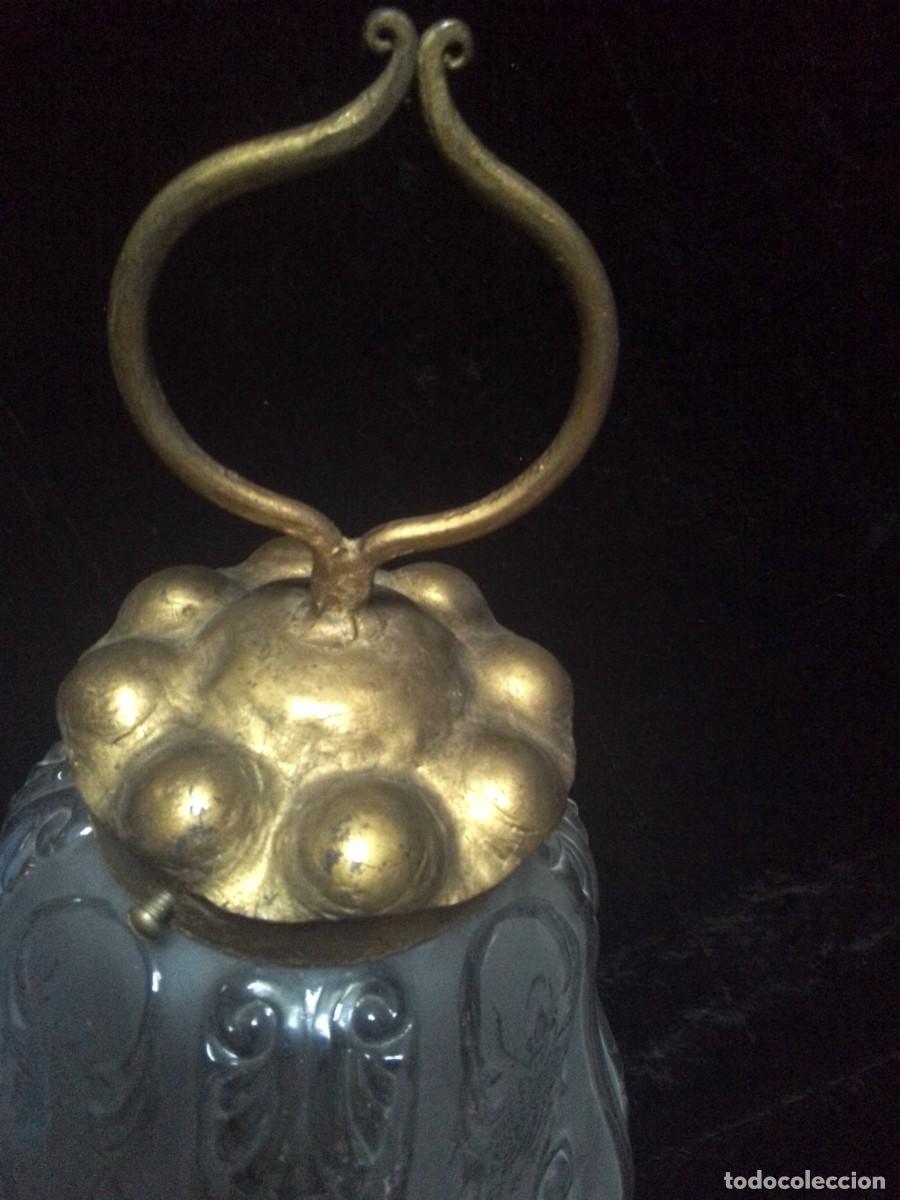 Antig&uuml;edades: Lampara de mesa Antigua. - Foto 3