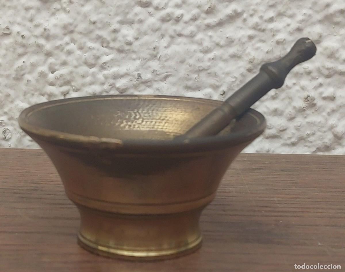 Antig&uuml;edades: PEQUE&Ntilde;O MORTERO DE BRONCE - Foto 2