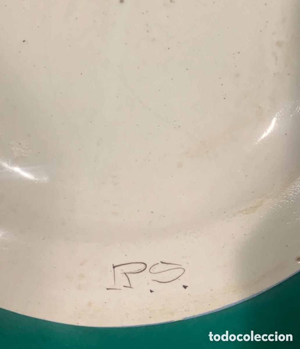 Antig&uuml;edades: Plato de cer&aacute;mica de Manises - Foto 8