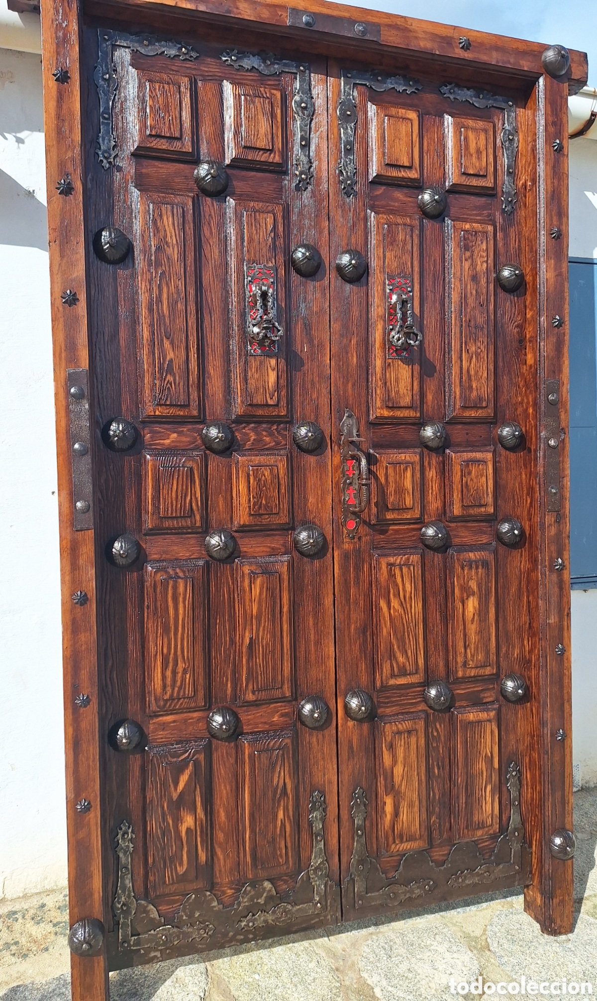 Antig&uuml;edades: Port&oacute;n antig&uuml;o de dos hojas - Foto 1