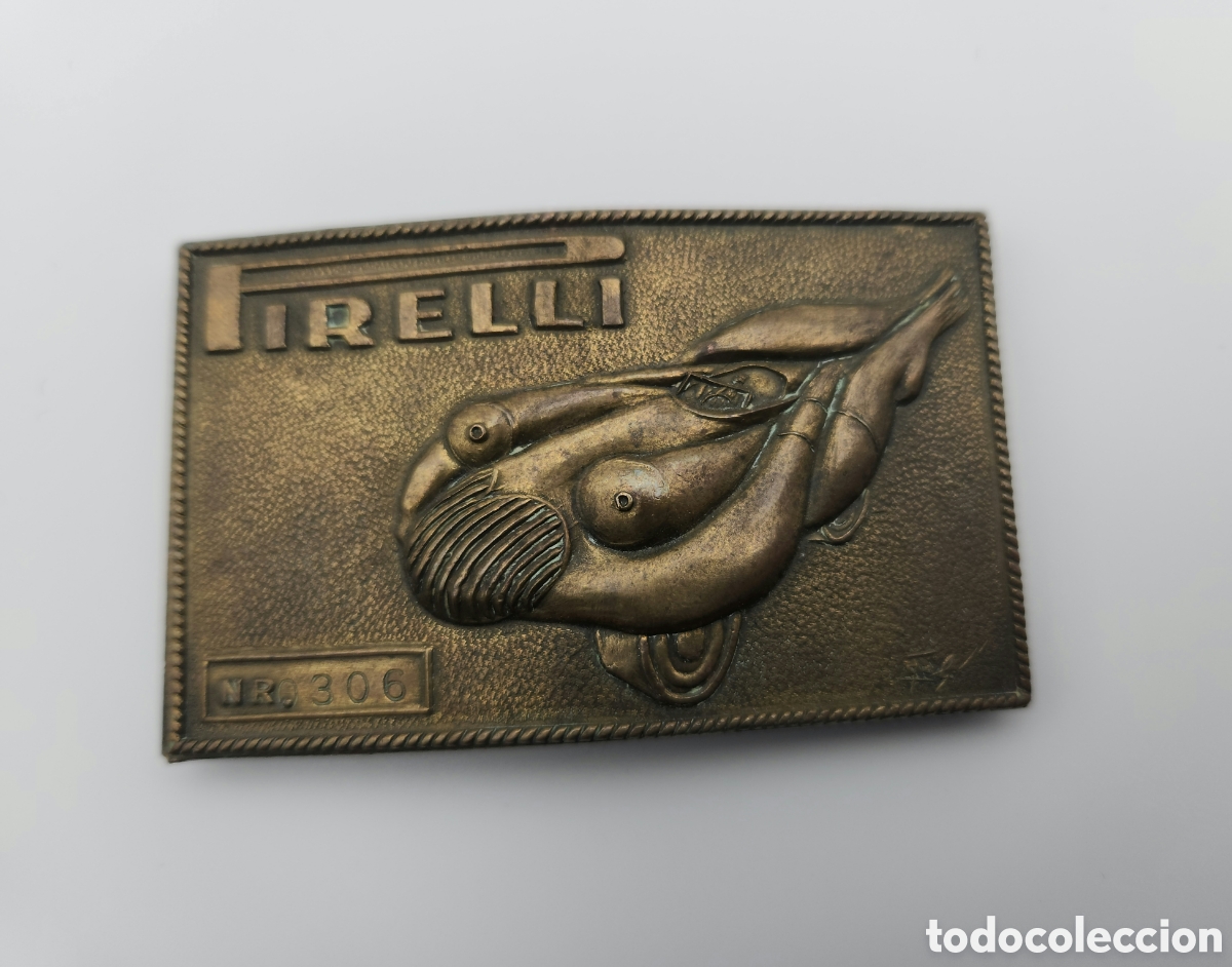 Antig&uuml;edades: Hebilla cintur&oacute;n Pirelli Salvador Dal&iacute; - Foto 3