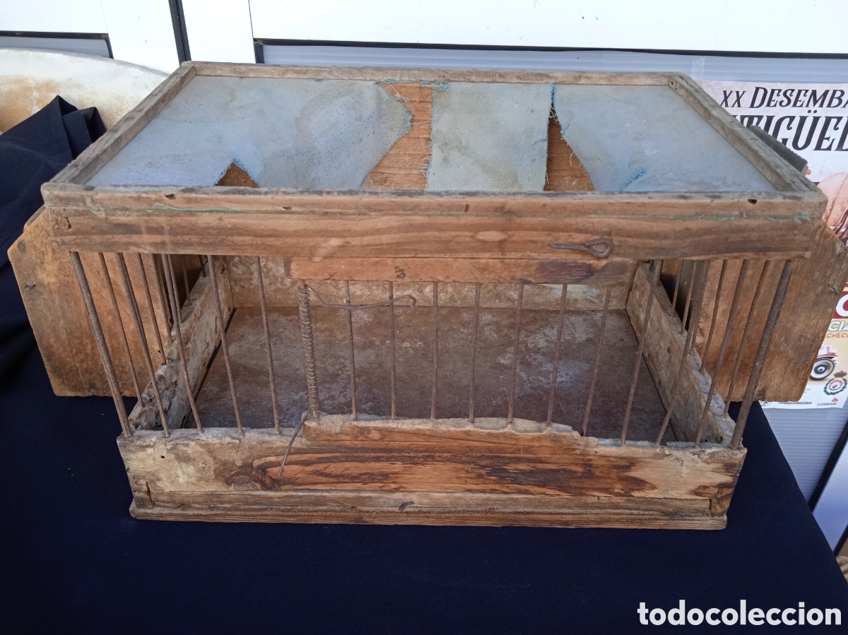 Antig&uuml;edades: ANTIGUA JAULA DE CODORNICES - Foto 6